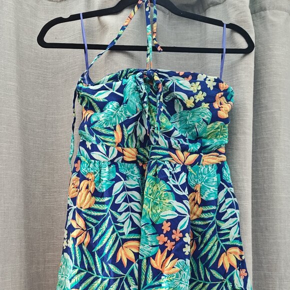 Modcloth tropical print mini dress. Size small - Picture 3 of 6